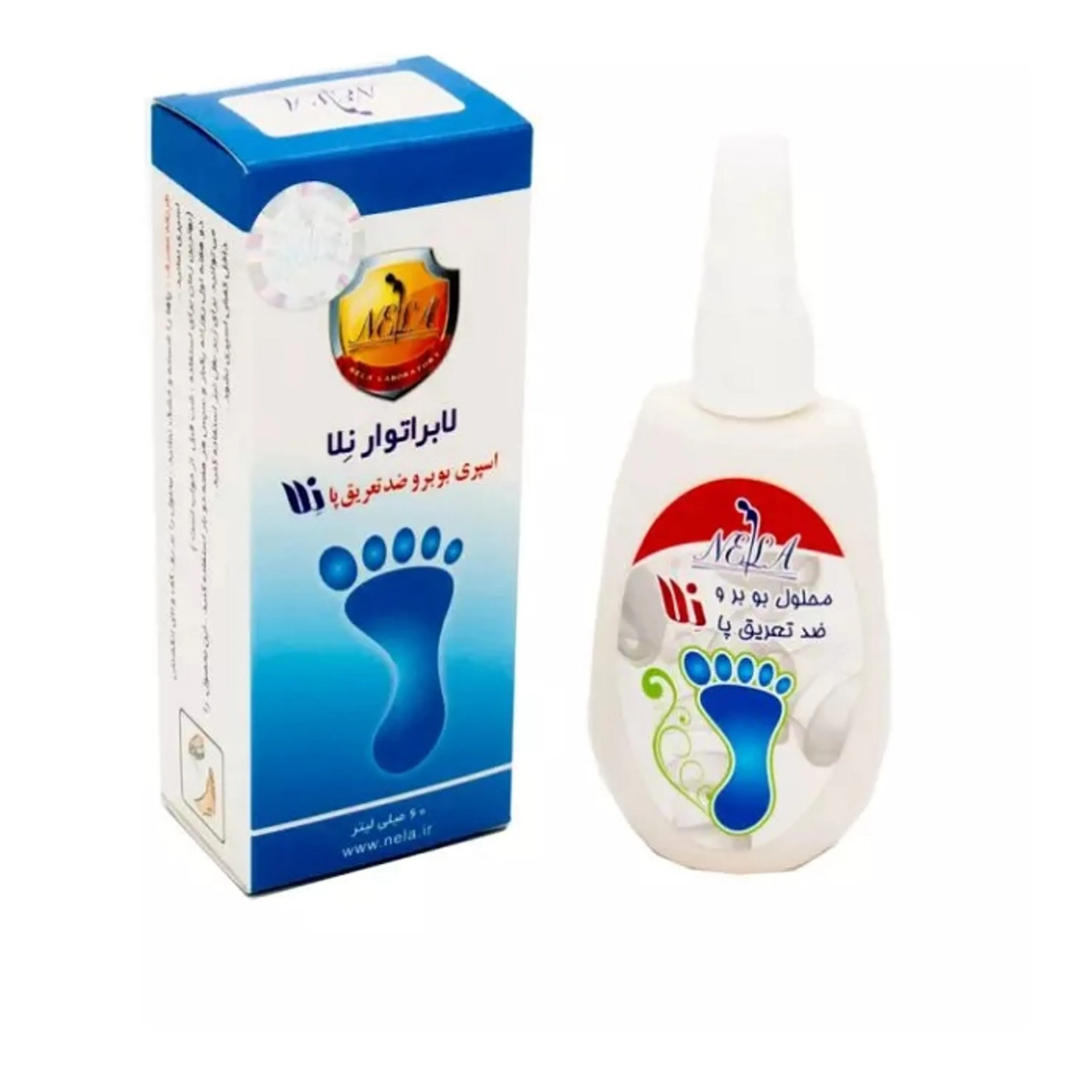 اسپری بوبر و ضد تعریق پا Nela اسپری بوبر و ضد تعریق پا Nela